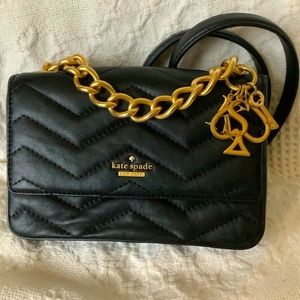 Great condition Blk lamb skin Kate Spade purse